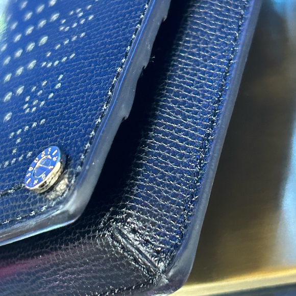 Henri Bendel Black Crossbody Clutch w/Rainbow Stud Accents Approx.. 7 x 4 - Picture 6 of 17